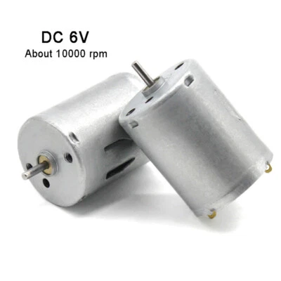 Miniatur Mini 370 Motor Hohes Drehmoment DC 6V 10000rpm Elektromotor Modellbau - Bild 1 von 4