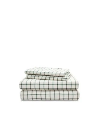 Juego de sábanas 4 piezas Ralph Lauren Millerton franela a cuadros King $220 Nuevo en paquete Foto 1 de 4