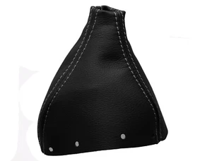 Grau Faden Echtleder Schaltmanschette Schaltsack Für RENAULT SCÉNIC II 2003-2009 - Picture 1 of 1