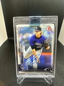 2018 Topps Archives Signature Series - 2016 Bowman Jon Gray /91 (AU) Rockies - Picture 1 of 2