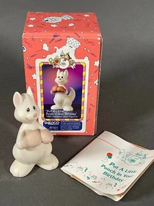 Figura vintage 1993 Precious Moments Put A Little Punch In Your Birthday BC931 - Imagen 1 de 9