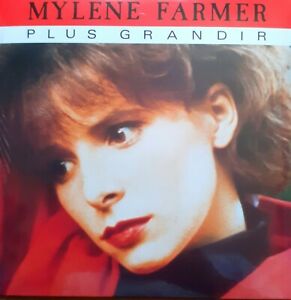 Mylène Farmer 45 tours vinyle -PLUS GRANDIR- Numéroté 827/1000 RARE