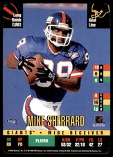 1995 Donruss Red Zone #214 Mike Sherrard Giants *4660