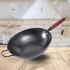 Wok Pan Non Stick Pan Long Handle Transfer for Induction, Gas