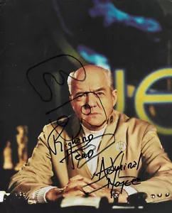 RICHARD HERD Admiral Noyce SEAQUEST DSV UEO signed photo V the series Star Trek - Picture 1 of 1