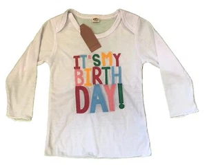 Samgami Girls 3T-4T White Long Sleeve "It's Mt Birthday" T-Shirt NWT - Picture 1 of 7