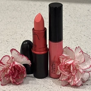 Mac Viva Glam Satin Lipstick and Gloss in Nicki Limited Edition Rare - Picture 1 of 15