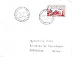 Enveloppe 1°jour oblitération Débarquement Arromaches 5 Juin 1954 timbre N°983