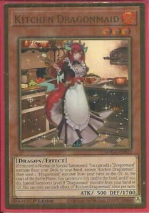 Yugioh - Kitchen Dragonmaid *Premium Gold Rare* MAGO-EN022 (NM) - Picture 1 of 1