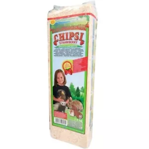 Chipsi Strawberry Shavings 1kg 15L - Small Animal Bedding Scented Sawdust - Picture 1 of 1