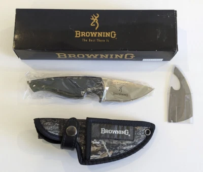 Nuevo cuchillo de coleccionista Browning Milo Hansen Boone & Crockett # 473/1000 con funda, + Foto 1 de 4
