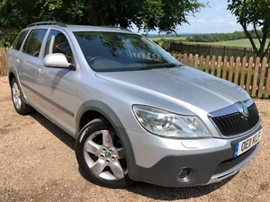 2011 11 Skoda Octavia Scout 1.8i Turbo TSI Petrol Silver 4x4 1 Owner FSH - Picture 1 of 18