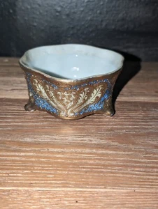 Antiguo plato de baratija de porcelana Moriage pintado a mano I. E. & C. Co. Japón C... - Imagen 1 de 4