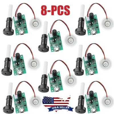 8Pcs Air Humidifier Driver Board Mist Maker Fogger Ultrasonic Atomization Hot - Image 1 of 4