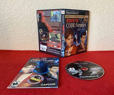 Resident Evil CODE: Veronica X 5th Anniversary Edit No Bonus Disc Sony PS2 2002 - Image 1 of 4