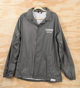 Diamond Supply Co - Giacca a vento Diamond Car Club Coach's Snap Uomo XL - Foto 1 di 16