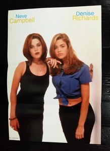 Neve Campbell Denise Richards Godzilla MOVIE STAR VINTAGE THAI ONLY 1 PINUP RARE - Picture 1 of 2