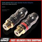 2pcs RCA Female Terminals Gold Plated Audio Video Adapter Soldering Connectors