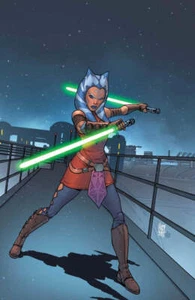 STAR WARS DARK DROIDS #1 CAMUNCOLI EXCLUSIVE NYCC 2023 AHSOKA 2ND VIRGIN VAR NM - Picture 1 of 2