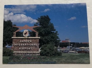 Aeropuerto Internacional Gander Terranova, Canadá. Postal (N2) - Imagen 1 de 2