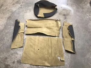 MG MGB Roadster 62-74 Newton Commercial Trunk 5pc Carpet Set Tan Biscut Color - Picture 1 of 9