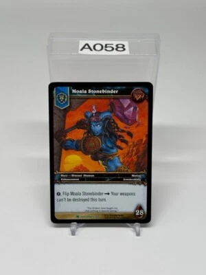 Moala Stonebinder - Fires of Outland - 5/246 - WoW TCG - Image 1 of 2