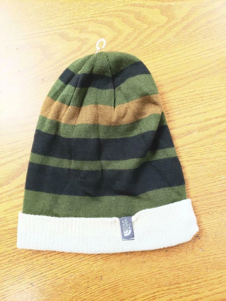 The North Face Pete N Repeat Beanie Olive Black OSFA A6W8 FAST SHIP! A40