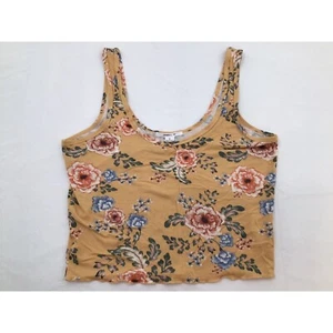 O'Neill Damen Größe Small Gelb Blumenmuster Cropped Tanktop - Bild 1 von 5