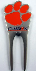 GOLF NCAA COLLEGIATE Divot Repair Tool w/ Ballmark Clemson Tigers - Bild 1 von 2