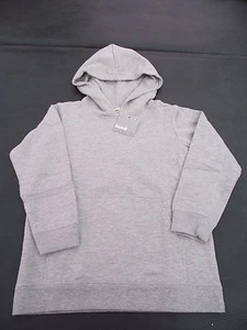 BNWT Feedback Brand Grey Marle Boys Sz 5 Windcheater Jumper Style Hoodie Top  - Picture 1 of 1