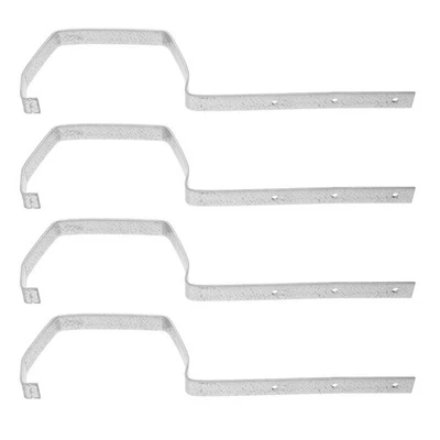  Staffa per grondaia da 4 pezzi: supporto per grondaia per tetto antipioggia - Imagen 1 de 4