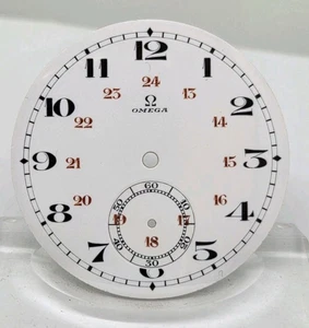 Omega Dial For Pocket Watch Approx. 40.7Mm Diameter NOS - Picture 1 of 2