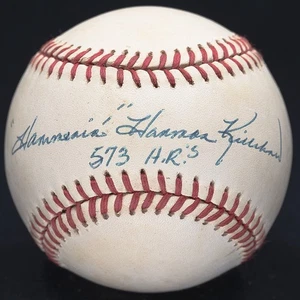 Hammerin Harmon Killebrew 573 HR's Signed Official American League Baseball JSA - Picture 1 of 4