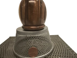 Wooden/egg-shaped/small items container - Picture 1 of 8