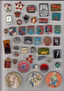 Vintage Sowjetunion Stalin Lenin Kommunismus Wappen Pin Anstecker Emaille - Bild 1 von 1