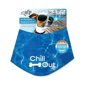 Dog Cooling Bandana Large Ice Collar Chill Scarf for Hot Weather Pet Accessories - Picture 1 of 1