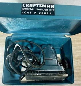 VINTAGE Sears Craftsman Orbital Sander & Case Model 315.25820 VERY CLEAN (G) - Picture 1 of 8