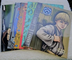 Lot of 9 Star Wars Episode 1 Pocket Folders Pencil Box 2001 Calendar Glow Toys - Picture 1 of 6