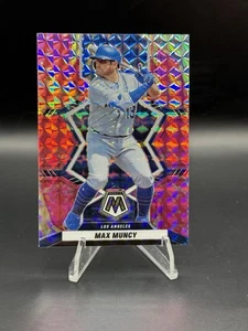 Panini Mosaic Max Muncy 2022 rosa camuflaje Prizm #46 - Los Angeles Dodgers - Imagen 1 de 3