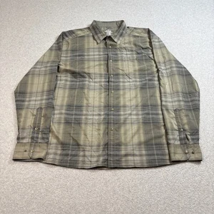 Kuhl Shirt Men 2XL Green Plaid Button Long Sleeve Performance Lightweight Hike - Picture 1 of 8