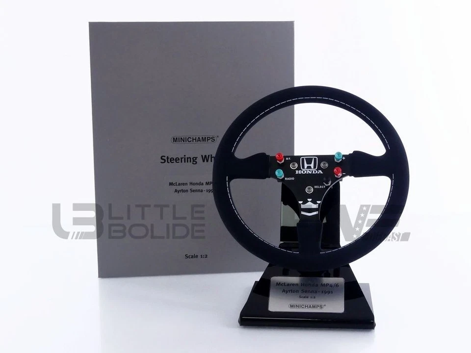 MINICHAMPS 1/2 - ACCESORIOS VOLANTE MCLAREN HONDA MP4/6 - 1991 (AYRTON S Foto 1 de 1