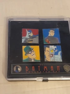 VTG 1995 DC Comic Batman Animated Series PINS PINBACK Collector SET WB Store !!! - Picture 1 of 9