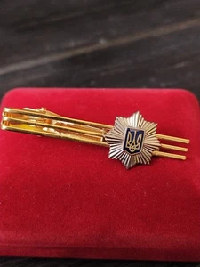 Police of Ukraine tie clip  metal New - Picture 1 of 1