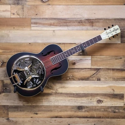 Guitarra Resonadora Cuello Redondo Gretsch G9220 Bobtail Caja Abierta, 2 Colores Sunburst Foto 1 de 4