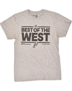Adidas Herren The Go-To Tee Grafik T-Shirt Oberteil Medium Grau Baumwolle DQ14 - Bild 1 von 3
