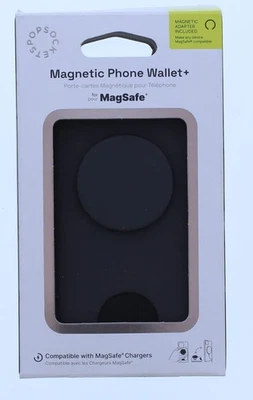 Pop Socket Magnetic Phone Wallet (Black) - Image 1 of 2