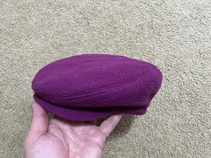 Vintage 1990's Conte of Florence Italy Ear Flaps Flat Hat Cabbie Cap Sz 59 - Picture 1 of 12