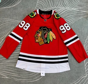 Adidas Connor Bedard Chicago Blackhawks Licensed NHL Draft Primegreen Trikot 52 - Bild 1 von 2