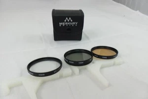 Boxed Merkury Optics 52mm Filter Set - UV/PL/F-DL - Made in Japan - Picture 1 of 1