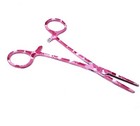 Hemostat Clamp Locking Straight Arts Crafts Doll Making Steel 5.5” Pink Hearts